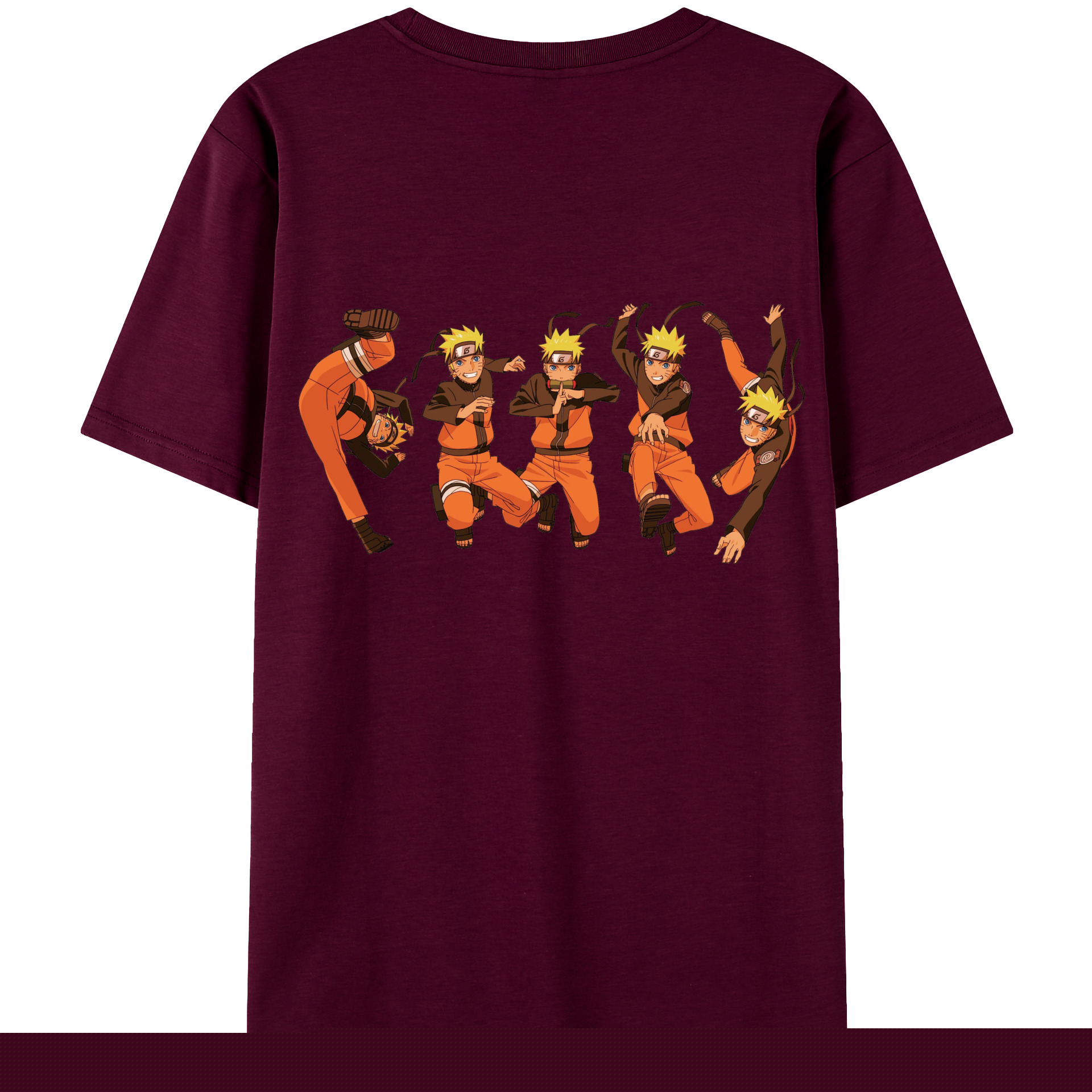 （画像用） NARUTO -ナルト- うずまき ナルト Uzumaki Naruto レディース半袖Tシャツ(バックプリント)